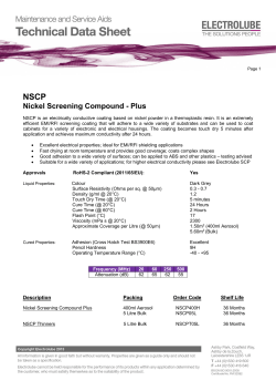 Nickel Screening Compound - Plus
