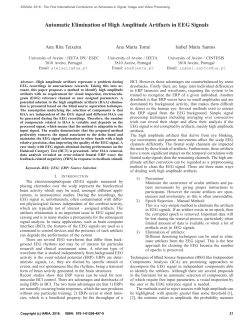 Automatic Elimination of High Amplitude Artifacts in