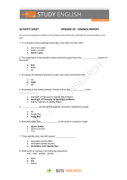 activity sheet episode 22