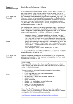 Sample speech for Secondary Schools