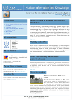 IAEA International Nuclear Information System (INIS)