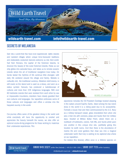 secrets of melanesia