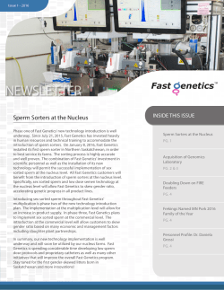newsletter - Fast Genetics