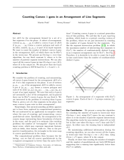 Counting Convex k-gons in an Arrangement of Line Segments
