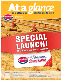 Shur-Gain`s new starter program