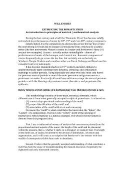 Cure for the romantic virus Final