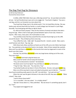 Lesson 27 The Dog That Dug For Dinosaurs