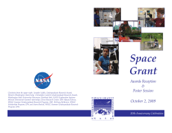 2009 - Washington NASA Space Grant Consortium