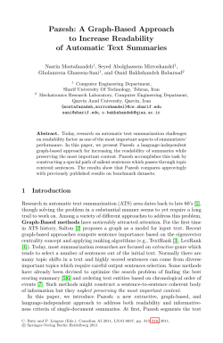 Pazesh: A Graph-Based Approach to Increase