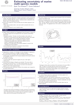 Estimating uncertainty of marine multi