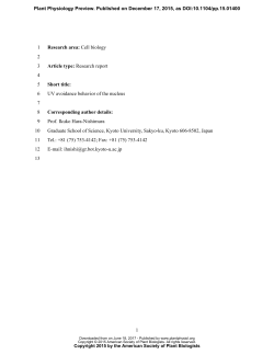 1 Research area: Cell biology 1 2 Article type