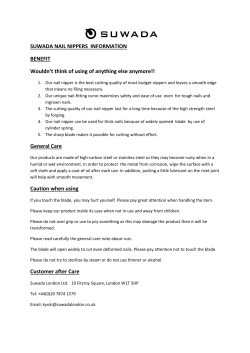 How to maintain Nail Nipper