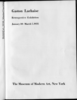 Gaston Lachaise
