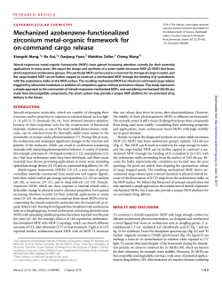 Mechanized azobenzene-functionalized zirconium metal