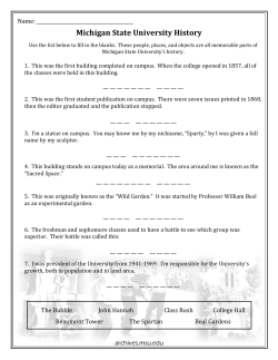 Michigan State University History