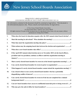 frequently asked questions document
