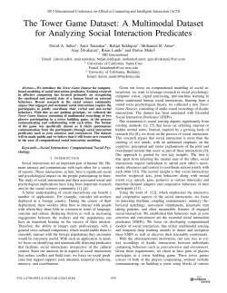 The Tower Game Dataset: A Multimodal Dataset for Analyzing