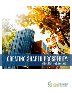 Creating Shared Prosperity