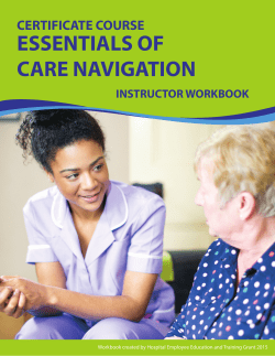 Essentials of Care Navigation