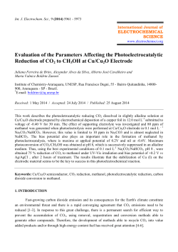 Evaluation of the Parameters Affecting the Photoelectrocatalytic