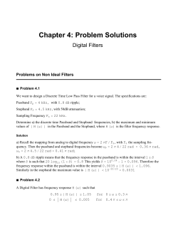 Chapter 4: Problem Solutions