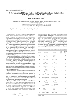 A Convenient and Efficient Method for Demethylation of Aryl Methyl