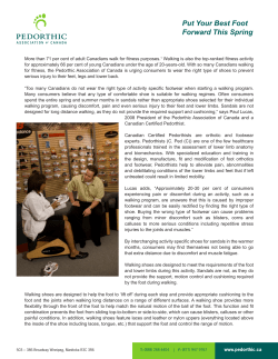 Put Your Best Foot Forward This Spring