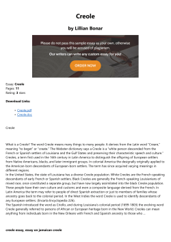 Creole - carlaspacher.com