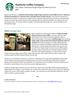 Starbucks Coffee Company