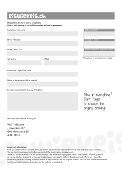 Filled in everything? Don`t forget to enclose the original drawing!