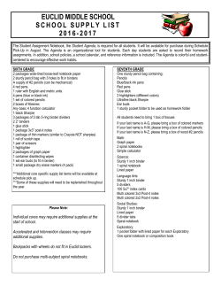 EUCLID MIDDLE SCHOOL - Littleton Public Schools