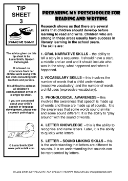 3. Preparing My Preschooler for Reading And Writing