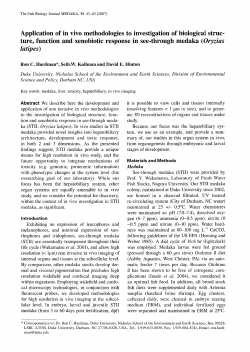 Appーicati。n 。f in Viv0 meth。d。ー。gies t。 investigati。n 。f bi。ー