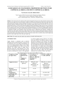 comparison of engineering properties between pure copper