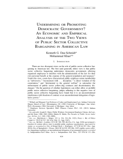 An Economic and Empirical Analysis of the Two Views of Public