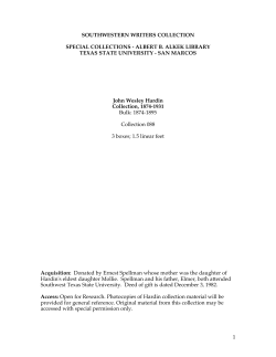 here - Texas State University