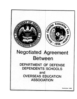 FEA Negotiated Agreement