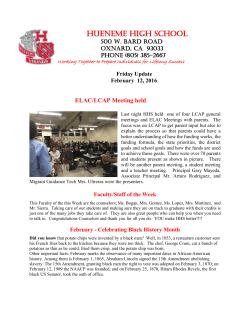 ELAC/LCAP Meeting held