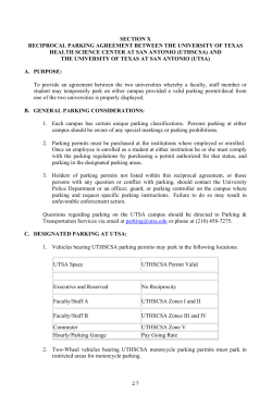 SECTION X RECIPROCAL PARKING AGREEMENT BETWEEN THE