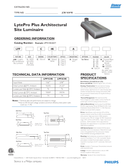LPP Specs - Stonco Lighting