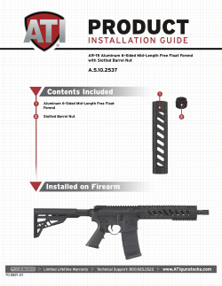 AR-15 Aluminum 6-Sided Mid-Length Free Float