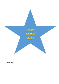 History Revision Year 8