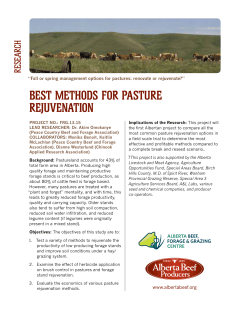 Best Methods for Pasture rejuvenation