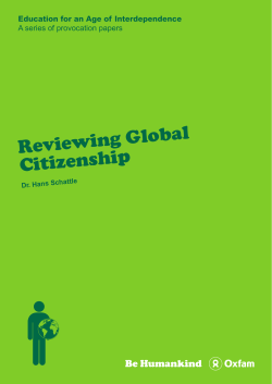 Reviewing Global Citizenship