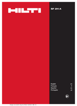 SF 2HA - Hilti