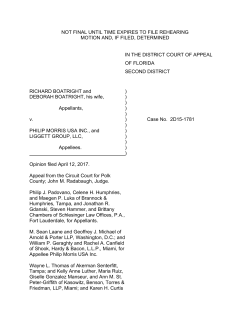 2D15-1781 / Boatright v. Philip Morris USA, Inc.
