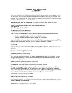 Teaching News Is Elementary April 22, 2016