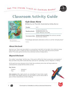 Classroom Activity Guide