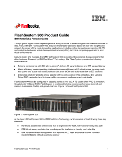 FlashSystem 900 Product Guide