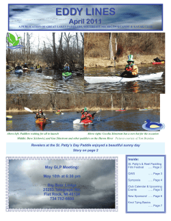 April 2011 Eddy Lines - Great Lakes Paddlers